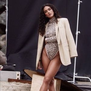 Leopard Lilith Sweater Bodysuit